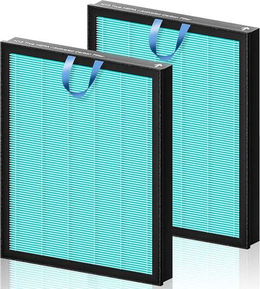 Vital 200S Smoke Remover Replacement Filter for LEVOIT Vital 200S and Vital 200S-P Air Purifier, True HEPA and High-Efficiency Activated Carbon Filter, Vital 200S-RF-SR (LRF-V201-BUS), 2 Pack, Blue