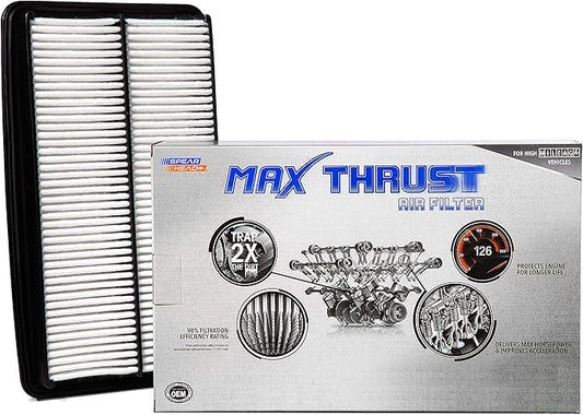 Spearhead MPG Defense Max Thrust Engine Air Filter For All Mileage Vehicles, Fits Like OEM, Restores MPG & Acceleration (MT-013)