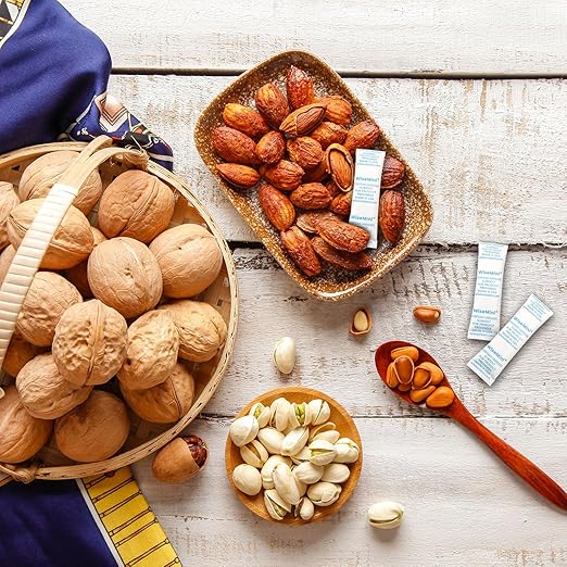 1500pcs 5 Gram Premium Silica Gel Packets, Food Safe Desiccant Packs, Desiccant Moisture Absorbers for Storage