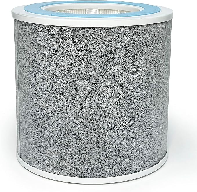 Nispira HC452 HP102 Replacement Filter For Shark NanoSeal Air Purifier HP102PET, HP100, HP105 HC450, HC451, HC455, UA455 3-in-1 True HEPA Activated Carbon Part HE1FKPET, 1 Pack