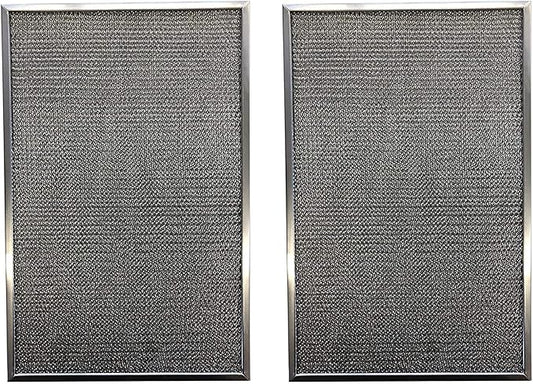 Replacement Aluminum Pre/Post Filter- 12-3/8 x 15-7/8 x 3/8 - Compatible with Honeywell Air Cleaner Models F300E1019, F300A1620, F50F1073 - (2-Pack)