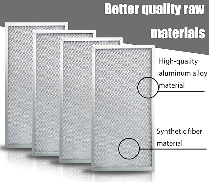 MERV-8 Sentinel HD55 Dehumidifier Filter Replacement Set Compatible with AlorAir Basement Dehumidifiers Sentinel HD55,Sentinel HDi65 Sentinel HD55s (4 Pack)