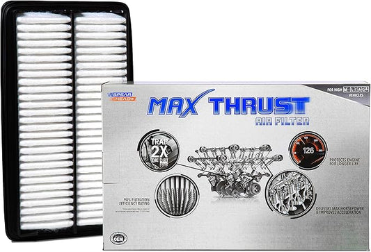 Spearhead MPG Defense Max Thrust Engine Air Filter For All Mileage Vehicles, Fits Like OEM, Restores MPG & Acceleration (MT-061)