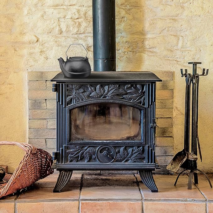 UniFlame 5-Quart Cast Iron Humidifier, Chrome Handle (C-1242)