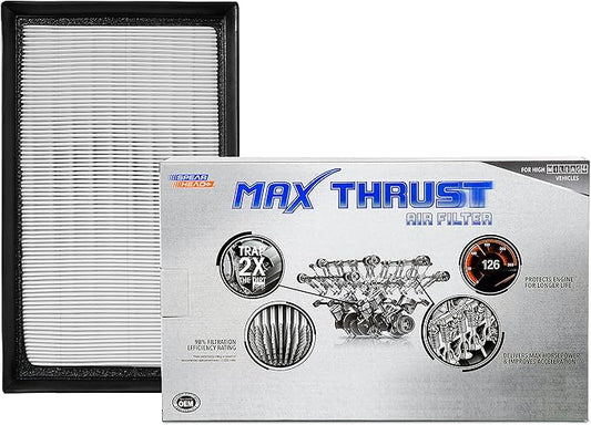 Spearhead MPG Defense Max Thrust Engine Air Filter For All Mileage Vehicles, Fits Like OEM, Restores MPG & Acceleration (MT-876)