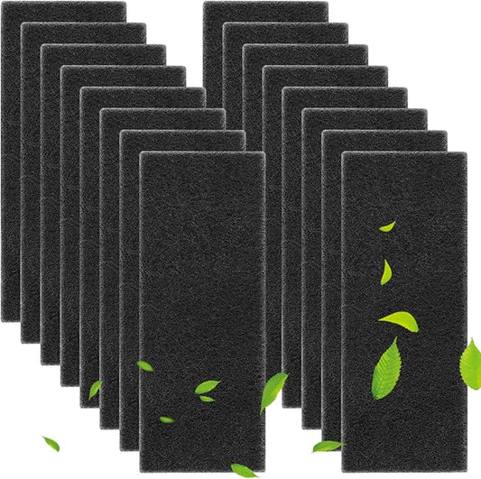 16PCS 2X Thicker Carbon Filters Compatible with Litter-Robot 3, 0.6'' Activated Carbon Litter Box Filter Compatible with Litter-Robot 3 Self Cleaning Cat Litter Box Filters Accessories