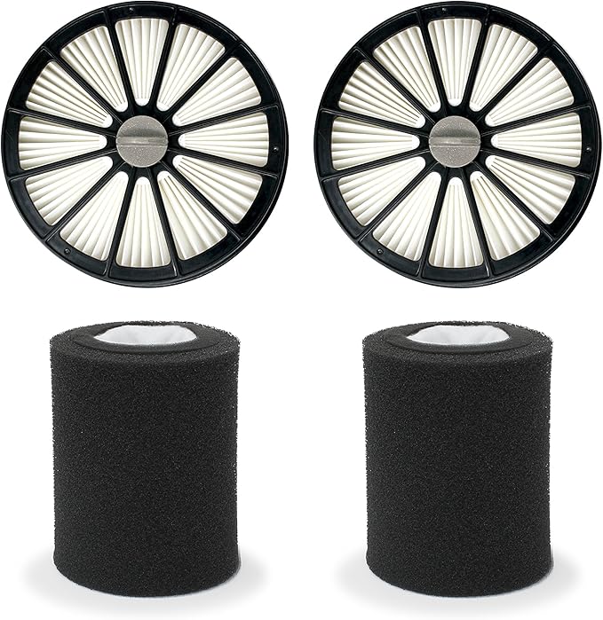 Fette Filter - Pet Hair Eraser Lift-Off Compatible with Bissell 20871 & 2087. Compare to Part # 1612637 & 1612631. (Pack of 2)