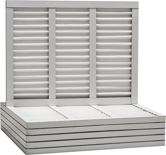 Aerostar 16x25x2 MERV 8, Pleated Air Filter, 16x25x2, Box of 4, Made in the USA