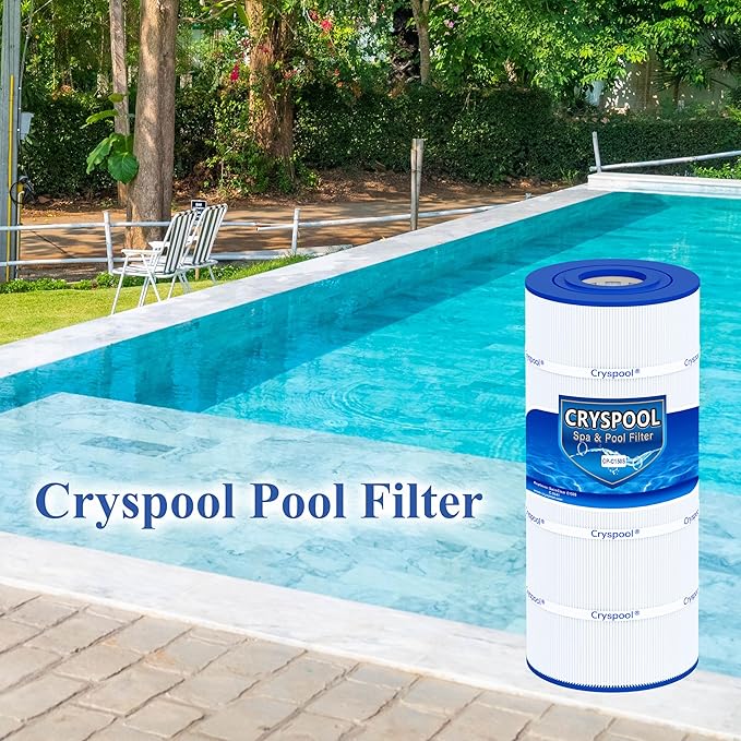 Cryspool® C150S Filter Compatible with CX150XRE, SwimClear C150S, cs150e, C-9441, PA150S, 150 Sq. Ft Pool Filter Cartridge, 1 Pack