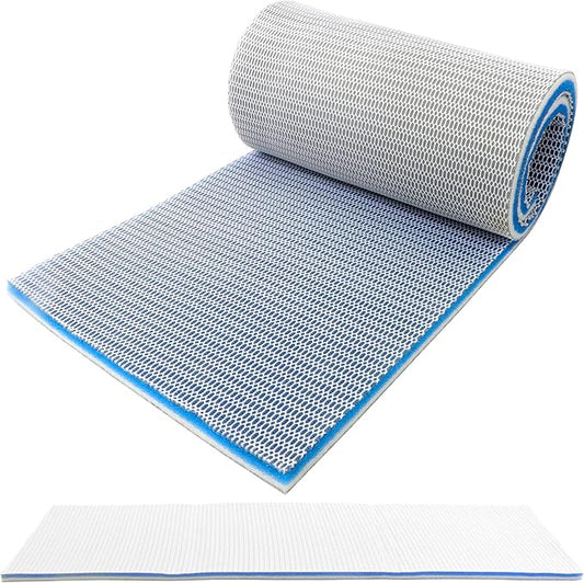 48x12 inch Sponge Aquarium Filter Media Accessories Cuttable 8-Layer Fish Tank Canister Filters Supplies Filter Floss for Aquariums Fish Tank Accessories Aquarium Sponge Filter