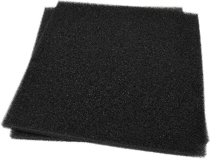Aquarium Filter Bio Sponge Pad, Foam Sponges Filter Media, Cut fit it Filter Accessories for Fish Tanks and Ponds (18"x18"x0.8" (20PPI) 2 Pack)