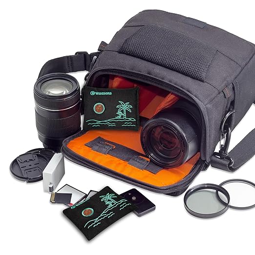 200g x 3pcs Rechargeable Desiccant Packs, Color Indicating Silica Gel Packets with Transparent Window, Moisture Absorbers,Reusable Dehumidifier Bags for Storage Safe Closet Basement Camera