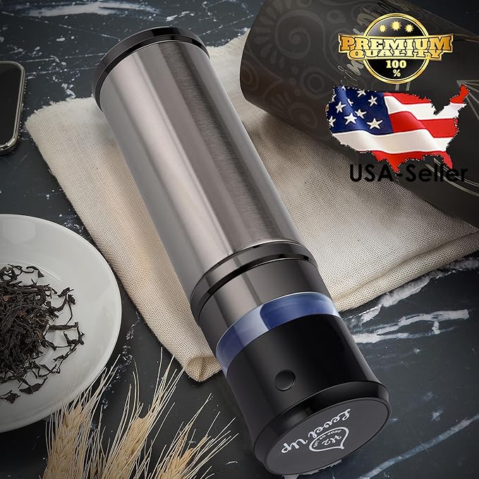 2 in 1 Hydrogen Water Bottle Generator – SPE/PEM Technology – Stainless Steel Bottle with Self Cleaning Mode – 11oz / 330ml – Up to 1300 PPB Hydrogen Enriched Water