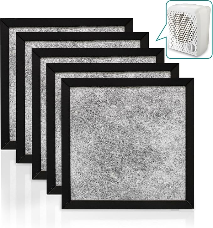 5-Pack Odor Grabber Replacement Filter E, Compatible with Holmes E HAP116Z, HAP115Z, HAP116Z-U Air Purifier, Part No. AOR115, AOR118, AOR118B, HAPF115, HAPF115PDQ-U8, HAPF115PDQ-U