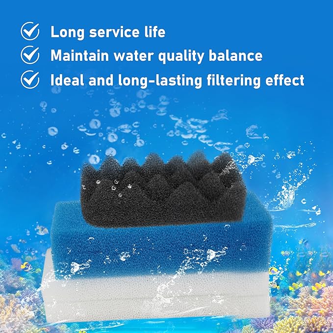 12Pcs Bio Media for Fluval 406 & 407 Canister Filters - Aquarium Biological Filter Media