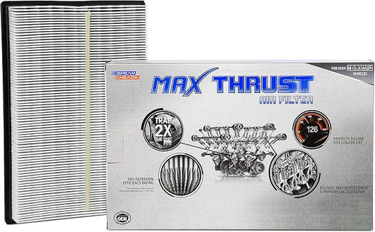Spearhead MPG Defense Max Thrust Engine Air Filter For All Mileage Vehicles, Fits Like OEM, Restores MPG & Acceleration (MT-677)