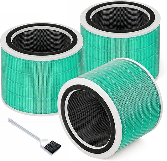 Core 200S Toxin Absorber Replacement Filter for LEVOIT Core 200S Smart WiFi Air Purifier, Funmit 3-in-1 H13 True HEPA Filter Replacement and High-Efficiency Activated Carbon, Part#Core 200S-RF, 3 Pack