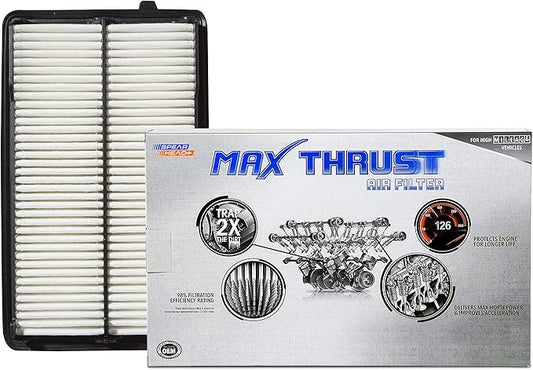 Spearhead MPG Defense Max Thrust Engine Air Filter For All Mileage Vehicles, Fits Like OEM, Restores MPG & Acceleration (MT-477)