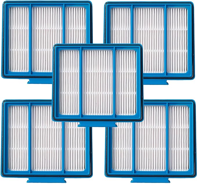 5-Pack Replacement HEPA Filter Compatible with Shark ION,IQ,EZ AI Series Vacuum AV2501AE RV1001AE AV910/911S/912S/915S AV753 RV100AE UR1000SR AV2001WD RV1001 AV752 AV2820S Part Fit # RVFFK950 (5)