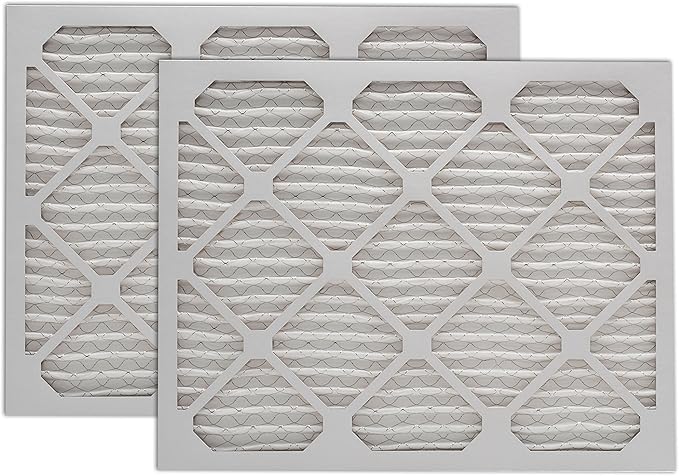 20x25x1 AC and Furnace Air Filter by Aerostar - MERV 11, Box of 2