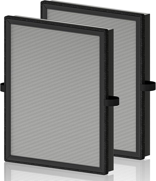 MK04 Air Filter Replacement for Aroeve MK04 MG04JH Air Purifier, 4-in-1 H13 True HEPA High-Efficiency Activated Carbon Filter, Smoke Remover Version (2 Pack)