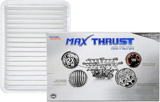 Spearhead MPG Defense Max Thrust Engine Air Filter For All Mileage Vehicles, Fits Like OEM, Restores MPG & Acceleration (MT-163)