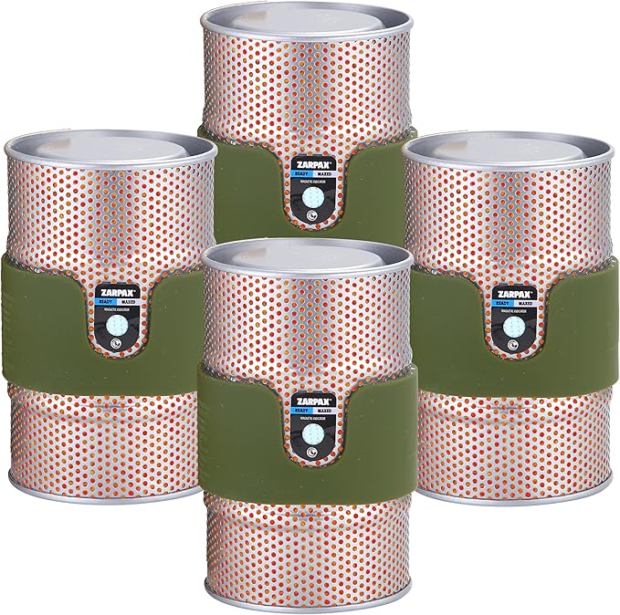 Premium 7oz Desiccant Canisters for Gun Safe 4-Pack – Rechargeable Gun Safe Dehumidifier Canisters, Silica Gel Canisters for Safe Humidity Control, Moisture Absorber for Large Gun Cabinets