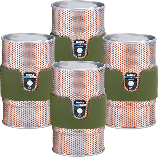 Premium 7oz Desiccant Canisters for Gun Safe 4-Pack – Rechargeable Gun Safe Dehumidifier Canisters, Silica Gel Canisters for Safe Humidity Control, Moisture Absorber for Large Gun Cabinets