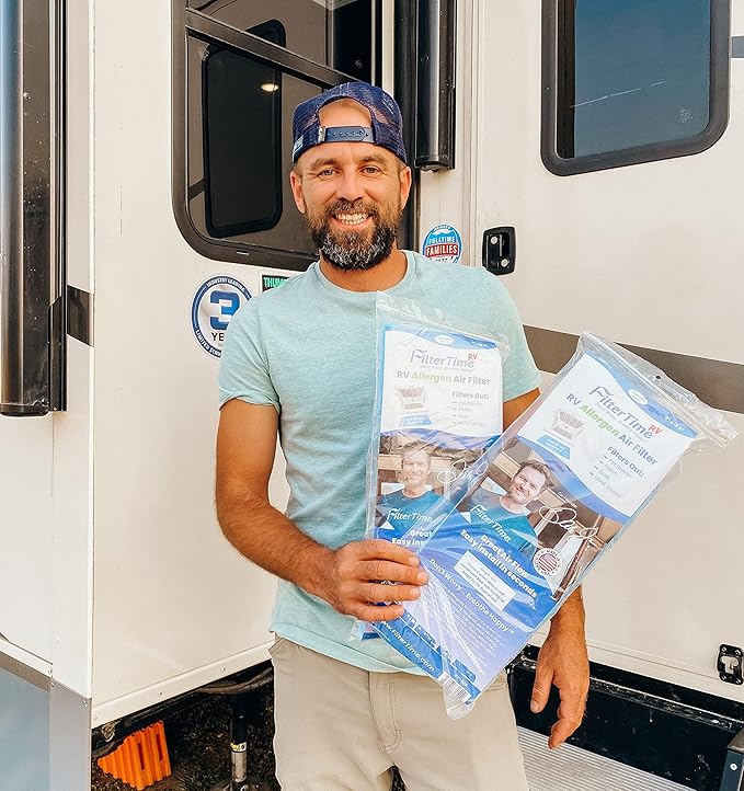 RV, Cut To Size RV Air Filter, 17"x20" Cut To Fit AC Filter Replacement, MERV 6 Replaces Original Standard Air Filter, Made in USA