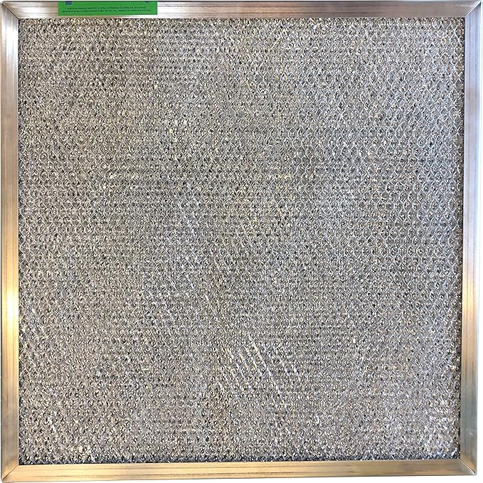 Filter Everything Washable Aluminum Air Filter – 20 x 25 x 1 – Permanent, Reusable HVAC Intake Filter – Heavy-Duty Expanded Aluminum Mesh – Pre-Filter for HEPA or Pleated Filters