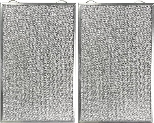 Air Filter Factory Aluminum Filter 203371, 136388 Replacement For Honeywell F50A, F50E HVAC Furnace EAC Aluminum Mesh Pre-Filters 12-3/8" x 15-3/4" x 3/8" 2-Pack