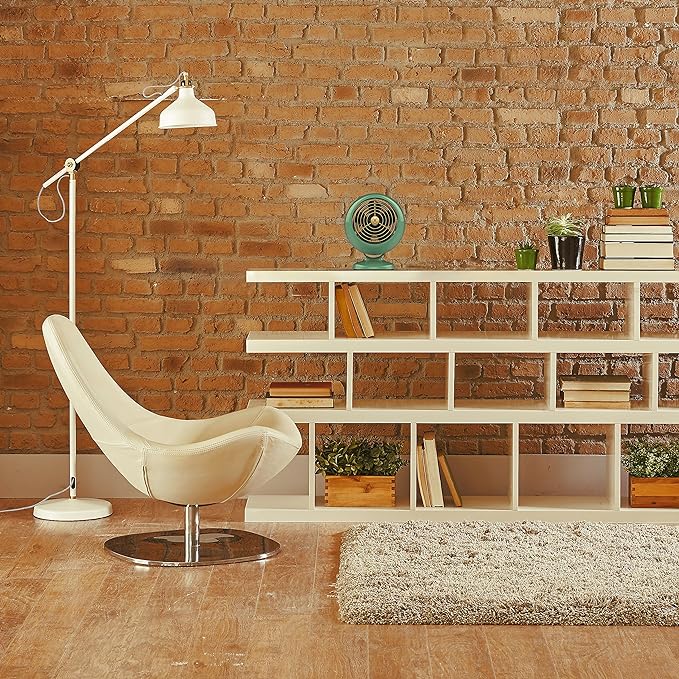 Vornado VFAN™ Mini Fan, Classic Vintage Fan, Retro Metal Air Circulator, For Desk & Bedside, 2 Speeds, Adjustable Tilt, Personal Cooling with Targeted Airflow, Quiet Fan, Green